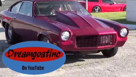 1970 Chevy Vega Pro Street Drag Car Dreamgoatinc Classic Hot Rods and Muscle Car 4K Video