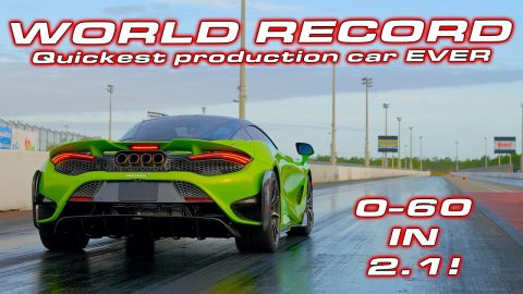 A NEW KING * Quickest Production car EVER * McLaren 765LT 1/4 Mile Testing