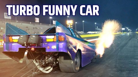 A Turbo FUNNY CAR? It exists!