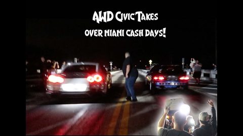 AWD Civic TAKES OVER MIAMI CASH DAYS!!!!