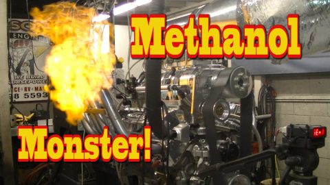 Blown Methanol Monster lays waste to Dyno room!  LOL!  Nelson Racing Engines.  Alcohol Rail..
