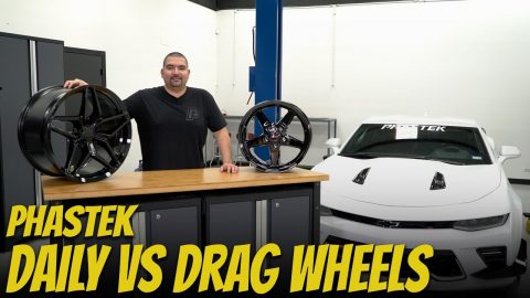 Camaro Daily Wheels vs. Drag Wheels - Phastek