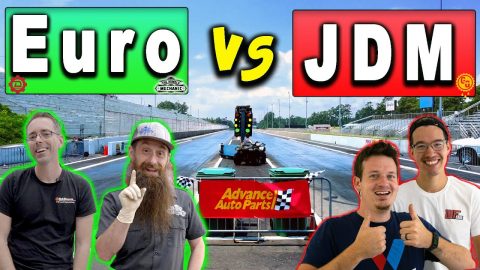 Can  We Build the Fastest 1/4 mile Car for $5000? ~ JDM vs Euro Episode 1