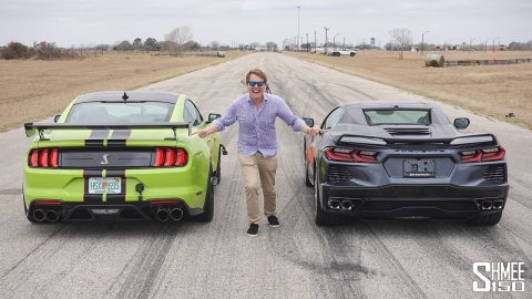 Can the Corvette C8 Beat My Shelby GT500 in a Drag Race?