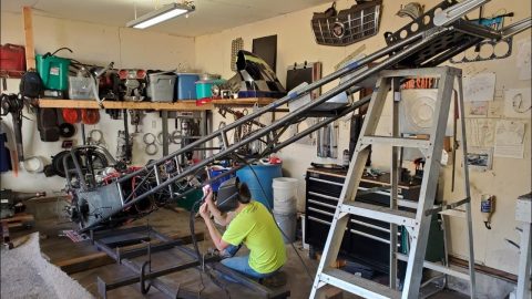 Chassis Work On Our Homemade Front Engine Dragster