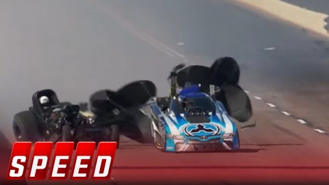 Courtney Force wins Funny Car final after father's terrible wreck | 2018 NHRA DRAG RACING