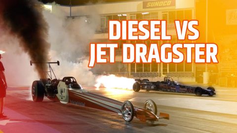 Diesel vs Jet Dragster Race - Closer Than You Think!
