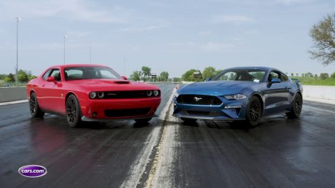 Dodge Challenger R/T Scat Pack 1320 Vs. Ford Mustang GT: Drag-Strip Tested — Cars.com