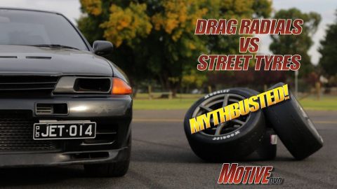 Drag Radial vs Street Tyre MYTHBUSTED R32 Skyline GT-R