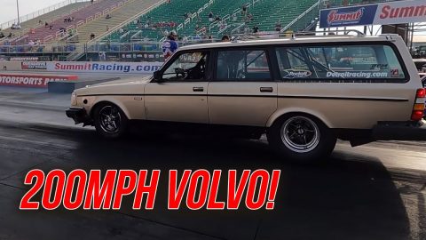 Drag Week Day 2, The Swedes Push For A Six In A VOLVO Wagon