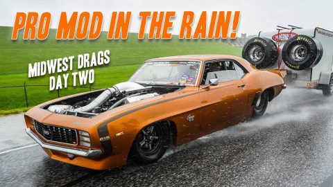 Driving A Pro Mod In Torrential Rain! Midwest Drag Week Tested My Nerves (But I Met John Force!)