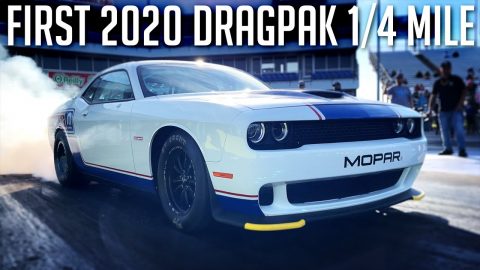 First REAL 2020 Dodge Dragpak 1/4 Mile DRAG RACE | Dragpak vs Hellcat Redeye (modded)