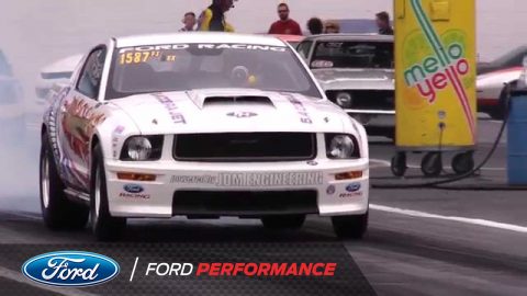 Ford Cobra Jet Mustang Wins Summernationals Factory Showdown | Drag Racing | Ford Performance