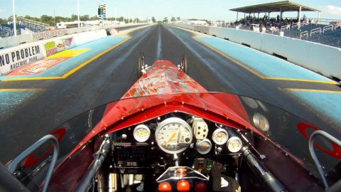 GoPro HD Hero: Top Dragster really bad tire shake!