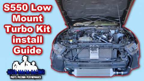 HOW TO LOW MOUNT TURBO YOUR S550 3.7 V6 Mustang
