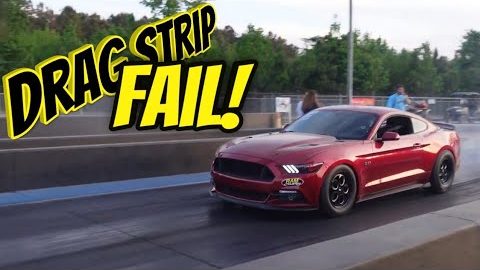 How NOT to drag race a manual transmission Mustang!