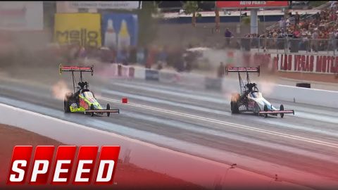 J.R. Todd vs. Steve Torrence - Las Vegas Top Fuel Final - 2016 NHRA Drag Racing Series | SPEED
