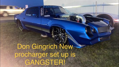 Memphis Street Outlaws Don Gingrich new procharger set up is show car quality and straight GANGSTER