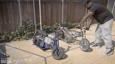 Mini Drag Bike Is Back With His ProMod Mini Bike