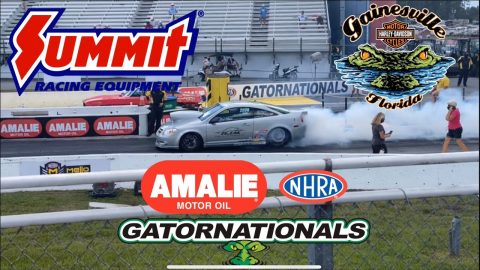 NHRA Drag Racing at Gator Nationals - Gainesville Florida