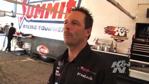 NHRA Finals with Drag Racing Series Pro Stock Champions Greg Anderson and Jason Line