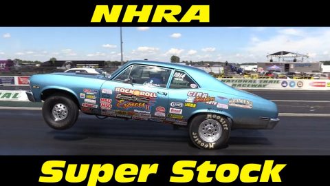 NHRA Super Stock Drag Racing at National Trail Raceway