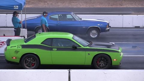 Old vs New Muscle Cars Drag Racing