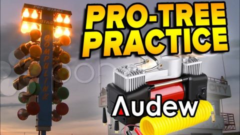 PRO TREE Practice for the Dodge Demon Nationals Drag Race (Audew Air Pump Review)