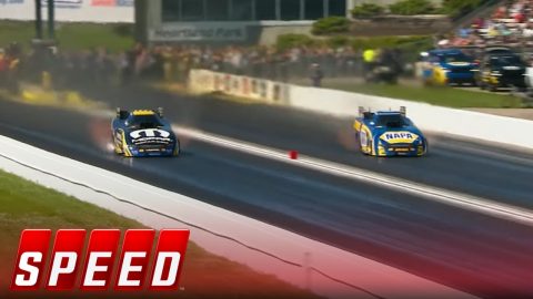 Ron Capps vs. Matt Hagan - Topeka Funny Car Final | 2017 NHRA DRAG RACING