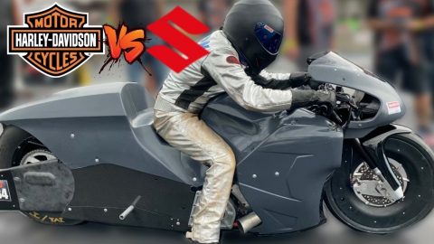 SCARY 400+ HP V TWINS CALL OUT Suzukis in Red Hot Pro Stock Motorcycle Rivalry!