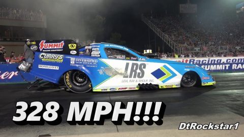 Top Fuel Funny Cars: John Force does 328 MPH Pass!