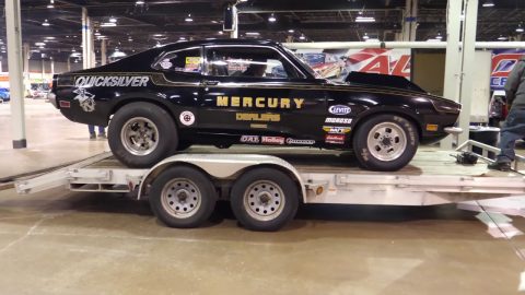V8 Ford Maverick/Comet Mercury Dealers Drag Car BIG Cam Exhaust Sound World of Wheels Car Show 2019