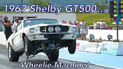 Wheelstanding 1967 Shelby GT500 428 Big-Block Mustang | NHRA Stock Eliminator Killer