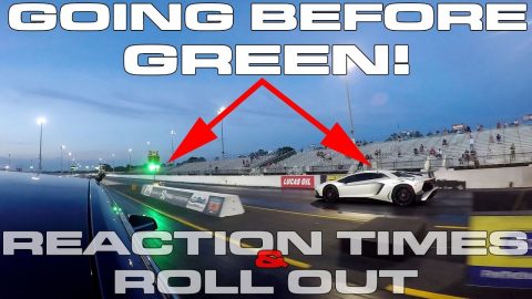 Why Going before the GREEN Light is not CHEATING! - Drag Racing Reaction Times and Roll Out 101