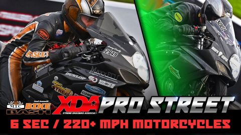XDA Pro Street - 6 Second | 220+ MPH | 650+ Horsepower Motorcycle Drag Racing - Elimination Rounds