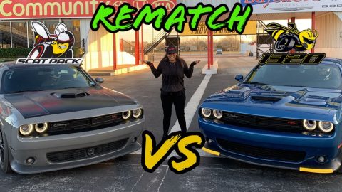 1320 VS Shaker Scatpack ... The epic REMATCH!  Plus.. my hellcat goes for the record