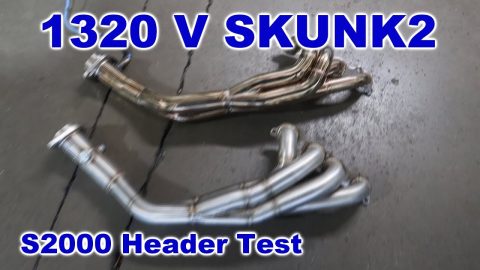 1320 header v Skunk2 header dyno test S2000