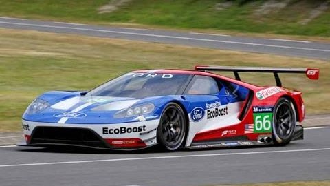 2017 Ford GT Race Car Track Testing Spy Video
