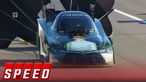 Alexis Dejoria vs. Del Worsham - Las Vegas Funny Car Final - 2016 NHRA Drag Racing Series | SPEED