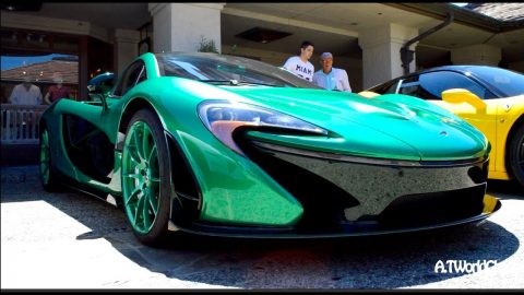 EXCLUSIVE! 1/1 Green McLaren P1 MSO Edition! - Monterey Car Week 2014