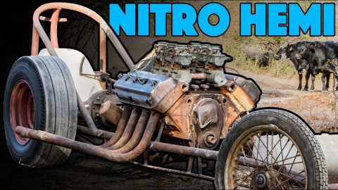 Front Engine Dragster ABANDONED in the Woods (we bought it!) - Hot Rod Hoarders Ep. 9