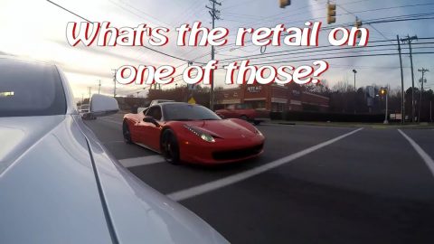 Street Racing - When you leave your son with a Tesla P85D!