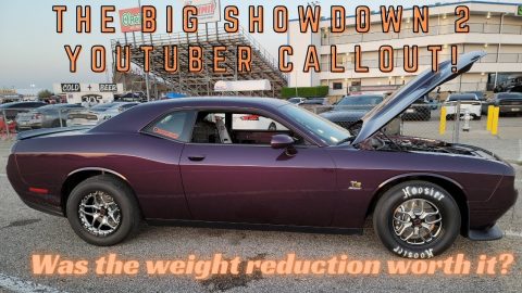 Weight Reduced Challenger 1320 runs 11.3 with Stock N/A 392 at The Big Showdown YouTuber Callout