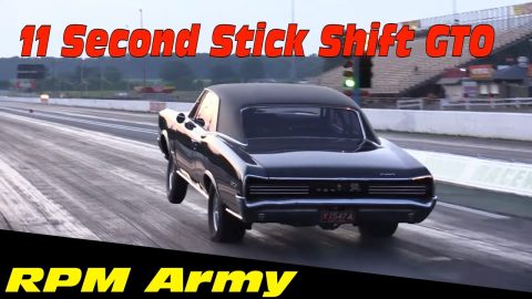 11 Second Stick Shift 1966 Pontiac GTO Wednesday Night Street Drags