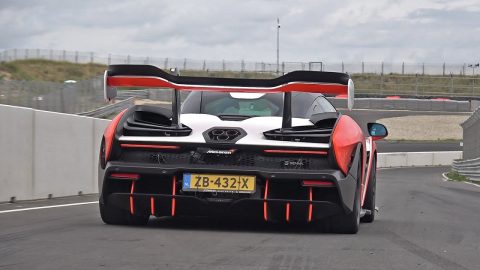 $1.5 Million McLaren Senna MSO Accelerating & Fast Fly By's on Track!