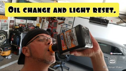 2019 Dodge Challenger 1320 (Oil change and Oil light reset)