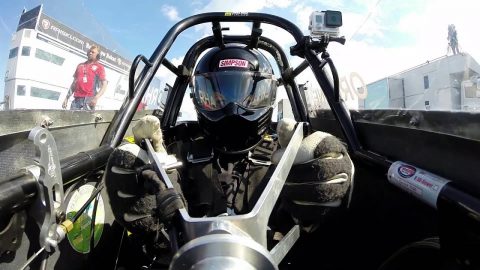 7.9 second Junior Dragster Run with two GoPro cameras.