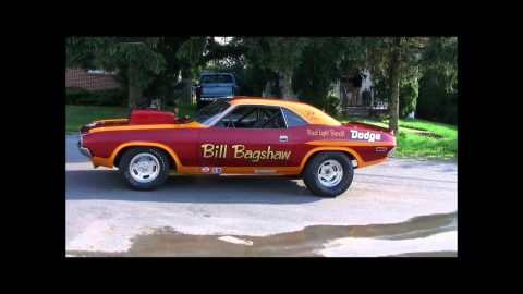 Bill Bagshaw's NHRA Pro Stock "Red Light Bandit" 1970 Hemi Challenger