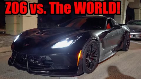 C7 Corvette Z06 Goes STREET RACING! (Turbo Trans Am, Hellcats, Mustangs, and MORE!)
