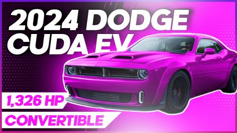 Dodge Cuda EV electric car based on Challenger Hellcat coming! Dodge EV Day